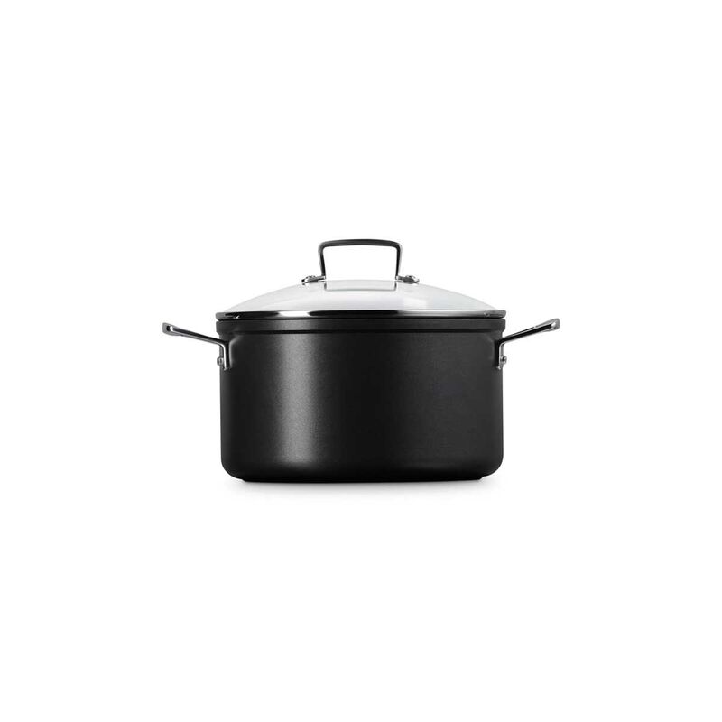 Le Creuset Toughened Non-Stick Deep Casserole with Glass Lid 24cm image number 2
